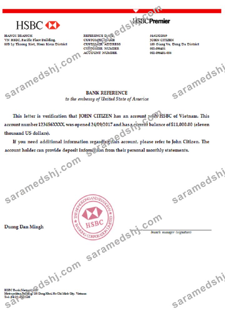 Vietnam_HSBC bank_reference